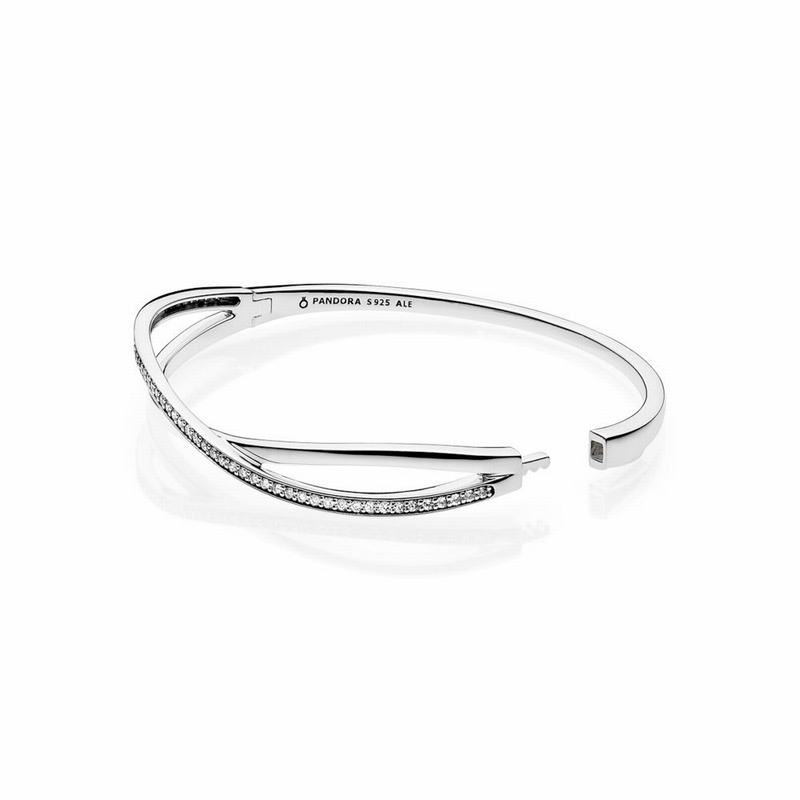 Pandora Entwined Bangle Bracelet Silver Egypt VR0156948